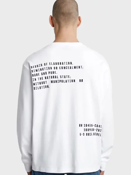 Лонгслів G-star Raw білий