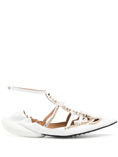 Кожени балеринки 13 09 Sr бяло