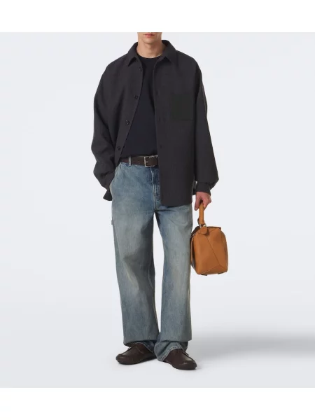Tricou Loewe din jerseu albastru