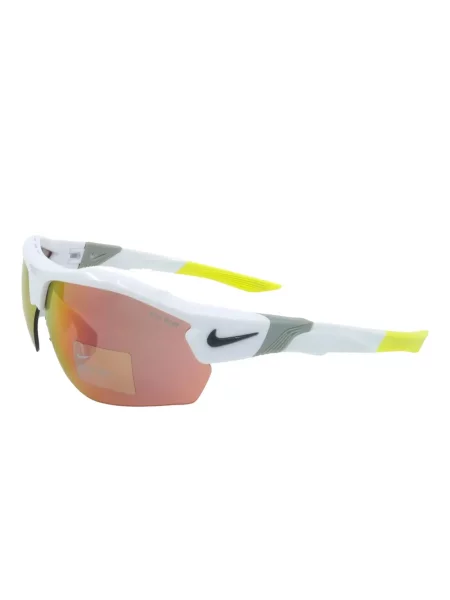 Ochelari de soare Nike cu cordon din jerseu cu imprimeu abstract gri