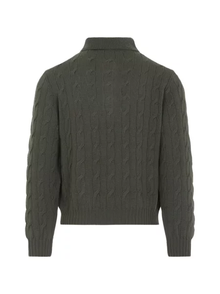 Pulover Ralph Lauren Collection din cașmir verde