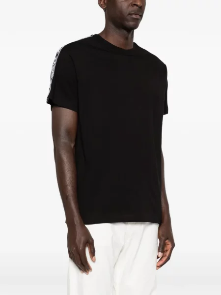 Μπλούζα Versace Jeans Couture με αυτόγραφο μαύρο