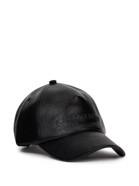 Baseball sapka Karl Lagerfeld Jeans autogrammal fekete