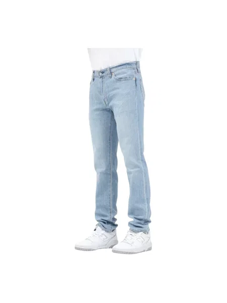 Lniane jeansy Levi's 511 niebieskie