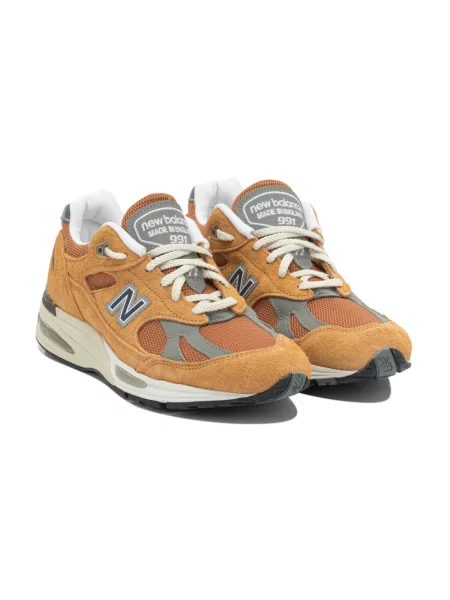 Sneakersy New Balance skórzane pomarańczowe