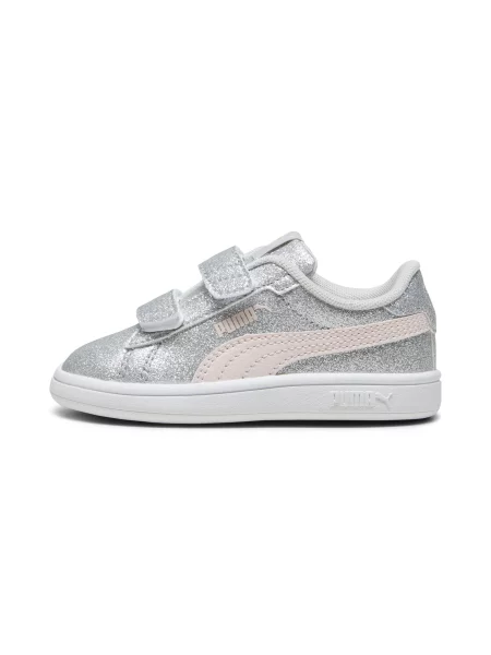 Sneakersy dla małych dzieci PUMA Smash Glitz Glam Buty 19 szary