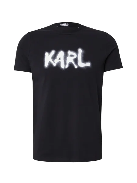 Karl Lagerfeld Tricou bleumarin alb