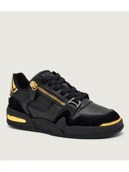 Giuseppe Zanotti bőr sportcipő GZ/Ghost fekete
