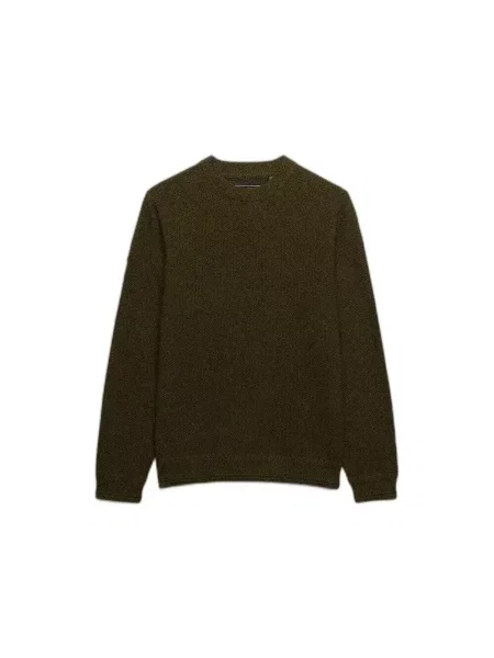 Sweter z teksturowanej dzianiny Superdry czarny