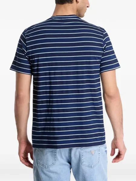 Tricou Guess cu imagine albastru