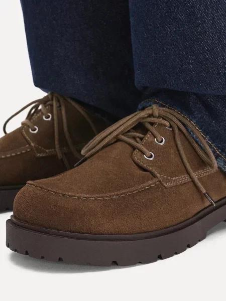 Замшевые туфли Birkenstock