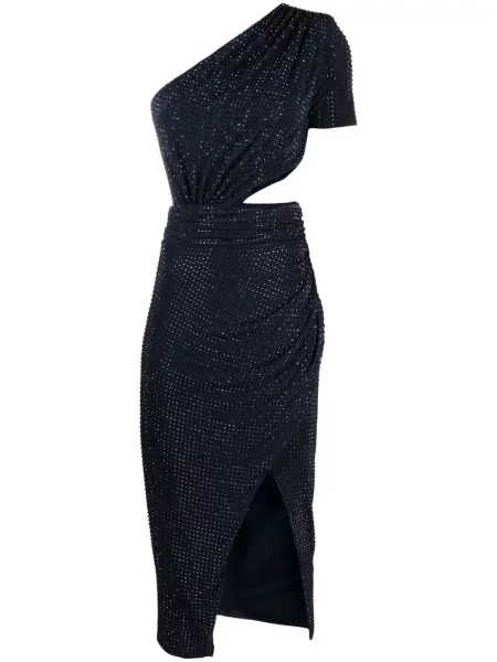 Rochie midi Self-portrait până la genunchi de costum albastru