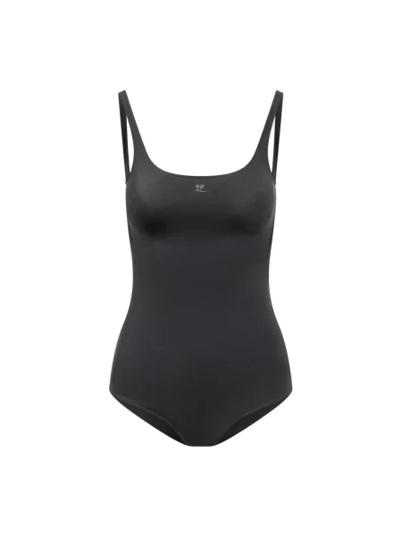 Stroj jednoczęściowy Courreges czarny