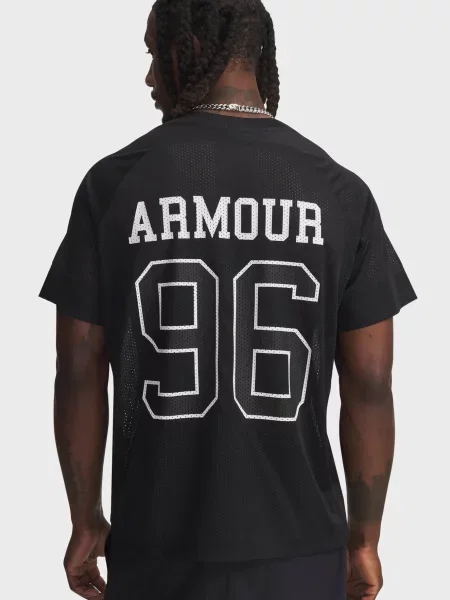 Спортивна футболка Under Armour з джерсі чорна