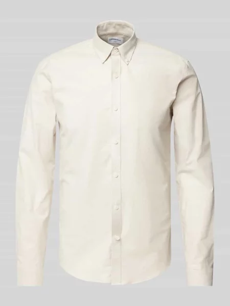 Koszula casualowa o kroju slim fit z listwą guzikową model ‘Oxford’ Lindbergh