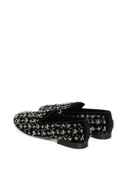 Кадифени лоуфъри Dolce & Gabbana черно