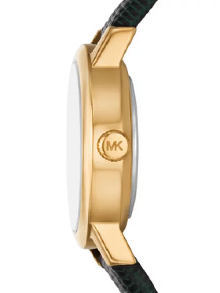 MICHAEL Michael Kors Analogové hodinky MAUDE zlatá / tmavě zelená