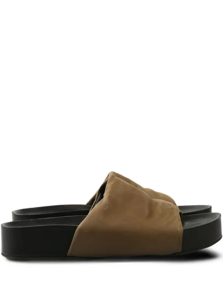 Papuci Uma Wang din piele maro