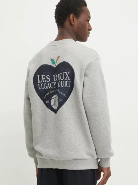 Les Deux bluza szara