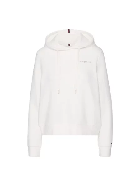 Bluza z kapturem Tommy Hilfiger z kapturem biała