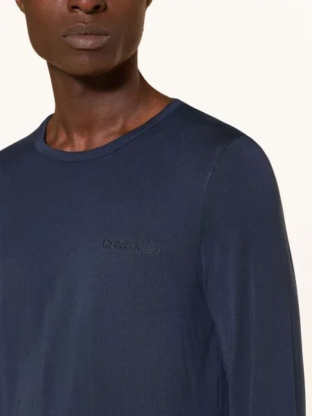Calvin Klein Pyžamo Ultra Soft Modal tmavě modrá