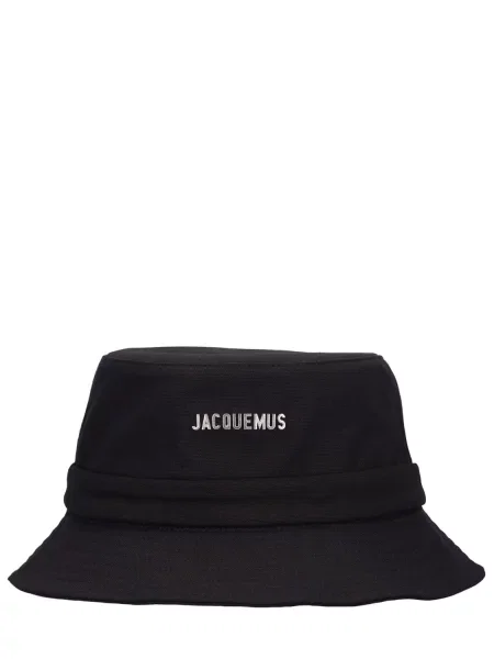 Plátěný klobúk Jacquemus čierna