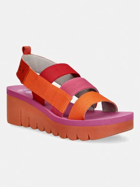 Sandali Fly London oranžna