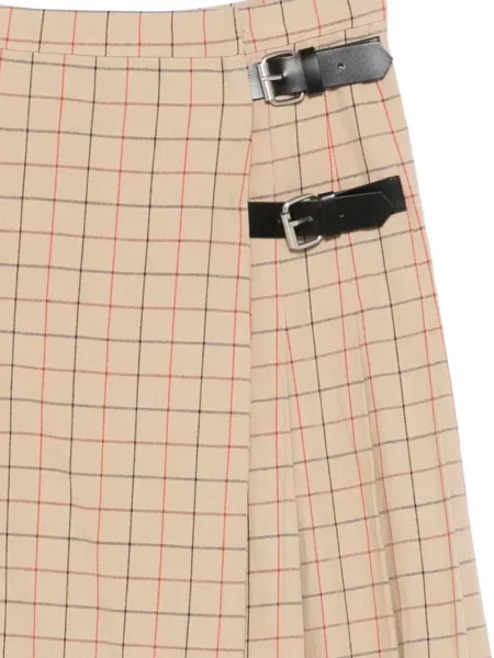Midi sijonas Barbour su sagtimis iki kelių