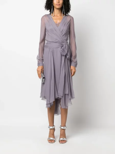 Asimetriška midi suknelė Alberta Ferretti