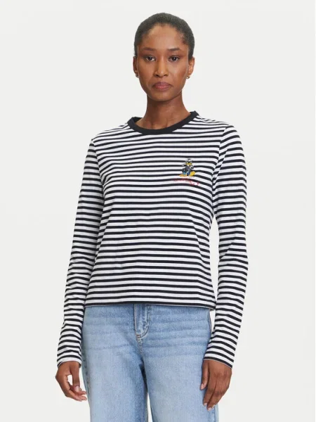 Блуза с дълги ръкави Karl Lagerfeld KL X DISNEY черно