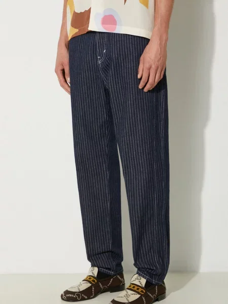 Traperice Kenzo Tapered Fit Jeans za muškarce plava