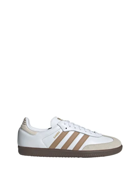 ADIDAS ORIGINALS Nízke tenisky Samba brokátová / kamenná biela