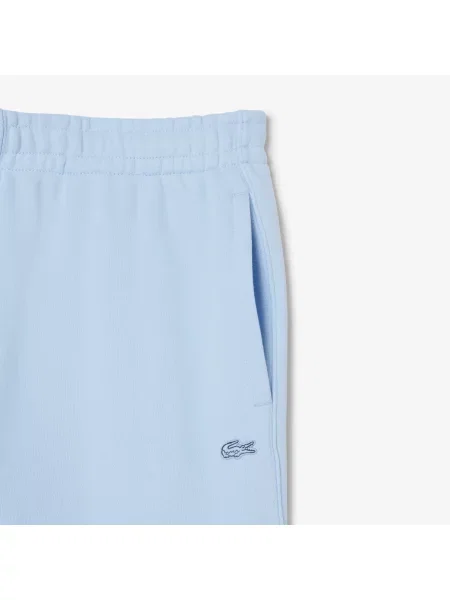 Lacoste Spodnie Dresowe Z Polaru niebieski