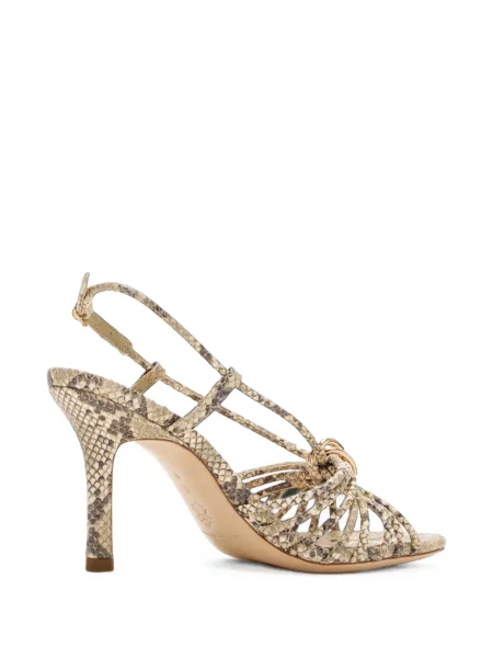 Sandale Loeffler Randall cu model piele de șarpe