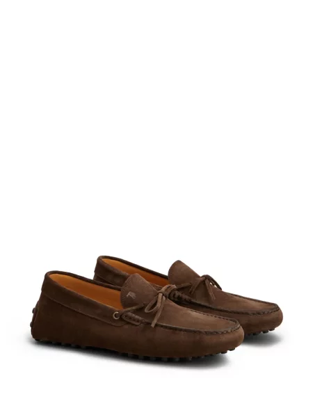 Loaferice Tod's od brušene kože smeđa