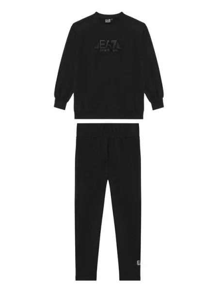 Emporio Armani Set bluză și leggings negru