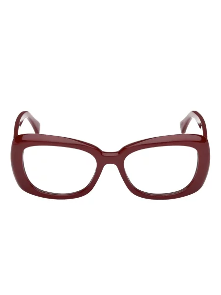 Pravokutne sunčane naočale Max Mara crvena