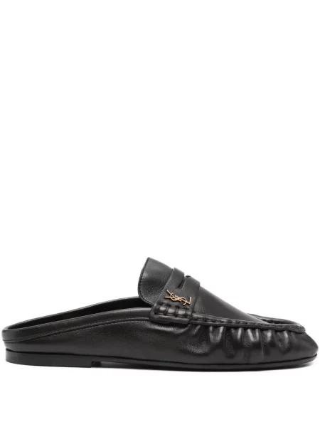 Papuci tip mules Saint Laurent maro