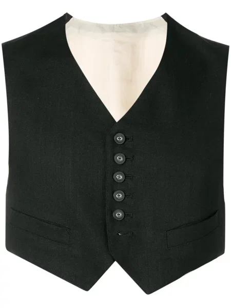 Zkrácená vesta Jean Paul Gaultier Pre-owned černá