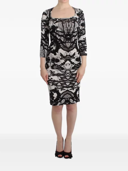 Rochie mini Roberto Cavalli alb