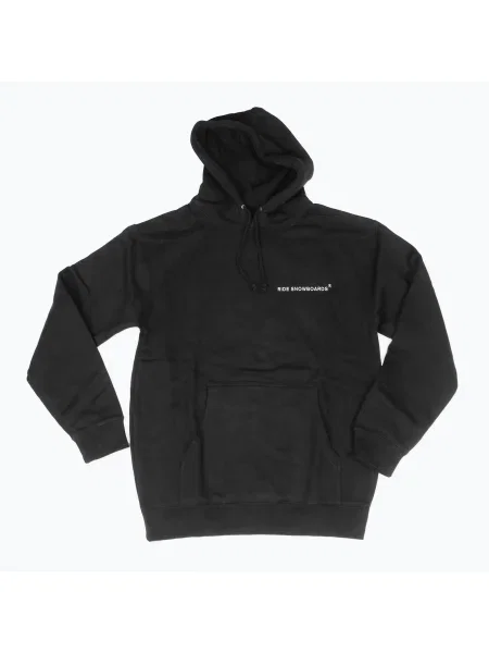 Bărbați RIDE Old English Hoody hanorac negru