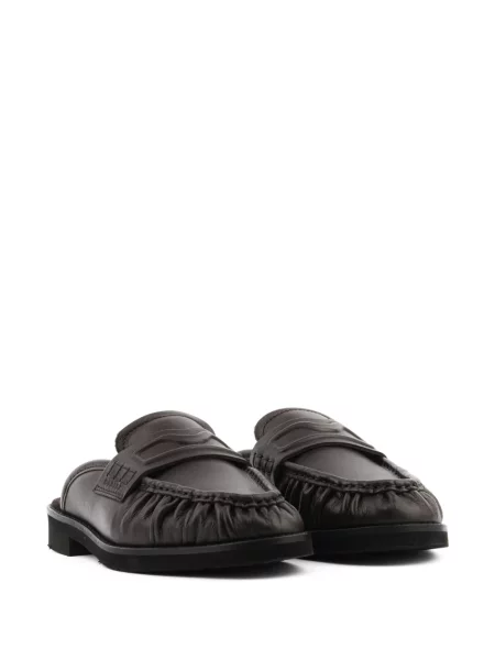 Δερμάτινα mules Nubikk καφέ
