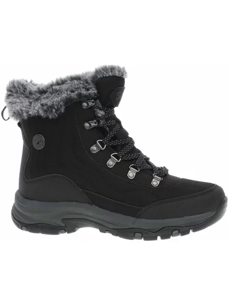 Kotníkové boty Skechers černé