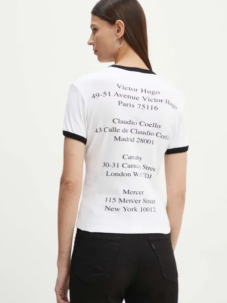 The Kooples póló női fehér