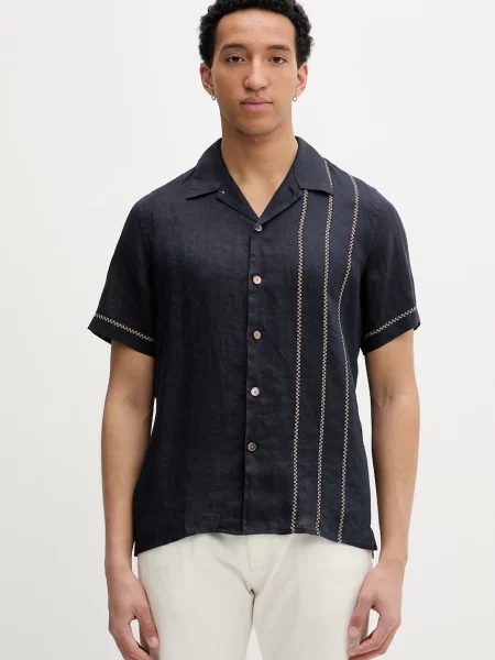 PS Paul Smith košulja muška lanena plava