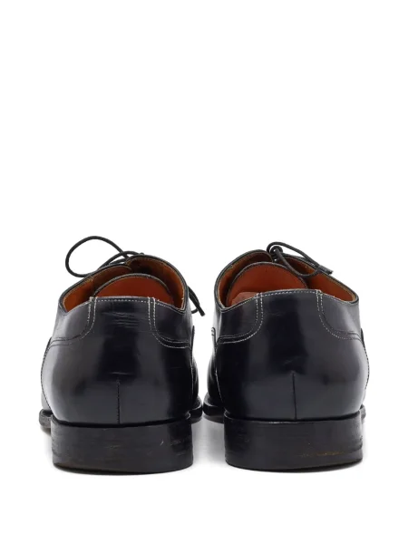 Oxford Santoni din piele negru
