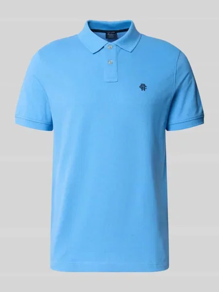 Koszulka polo o kroju slim fit z naszywanym logo Mcneal niebieska