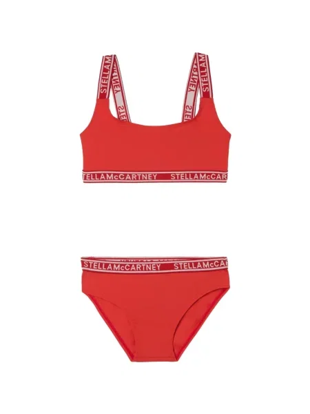 Bikini dziecięce Stella Mccartney czerwone