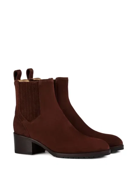 Botine Doucal's din piele de căprioară maro