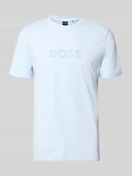 T-shirt o kroju regular fit z czystej Model TS_TERRACE' Boss Green